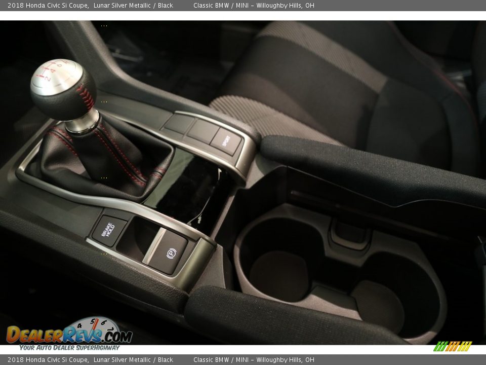 2018 Honda Civic Si Coupe Lunar Silver Metallic / Black Photo #15