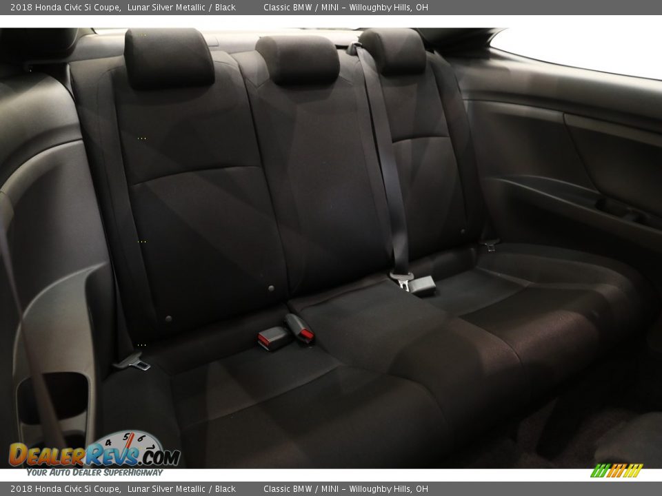 2018 Honda Civic Si Coupe Lunar Silver Metallic / Black Photo #18