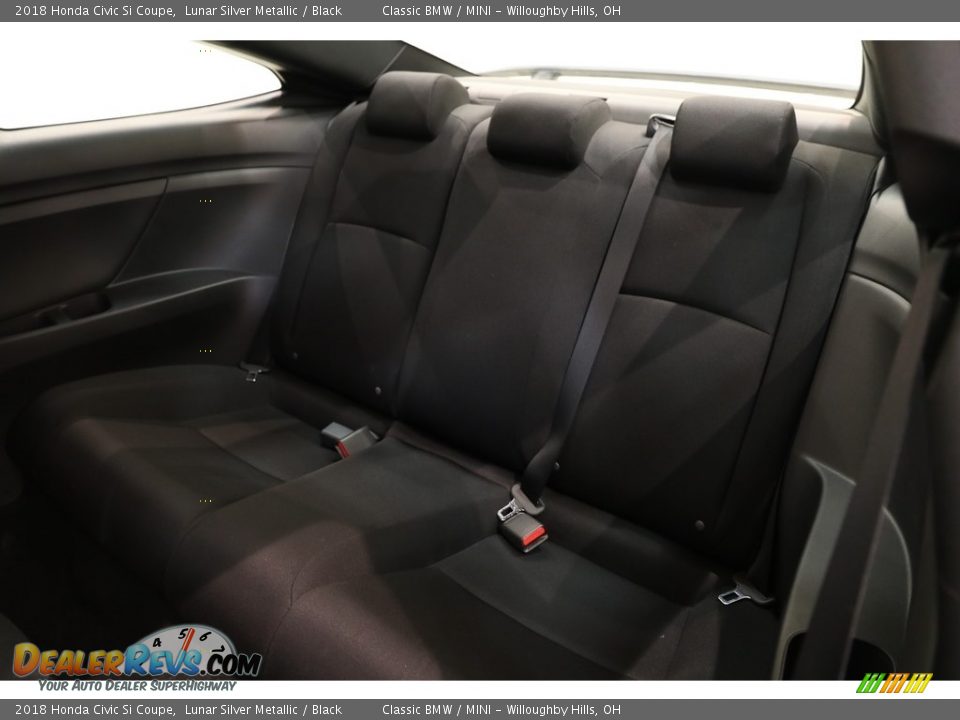 2018 Honda Civic Si Coupe Lunar Silver Metallic / Black Photo #19