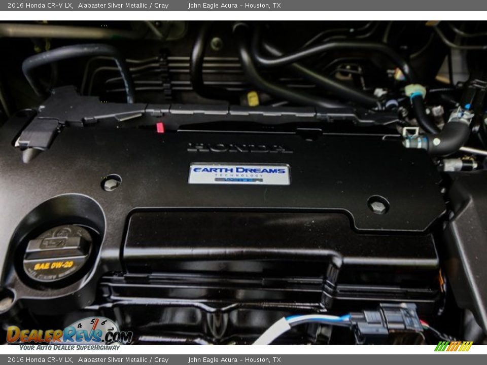 2016 Honda CR-V LX Alabaster Silver Metallic / Gray Photo #27