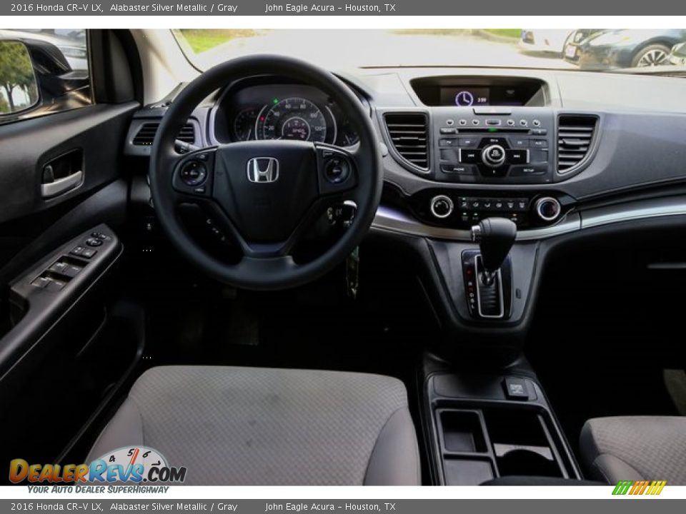 2016 Honda CR-V LX Alabaster Silver Metallic / Gray Photo #28