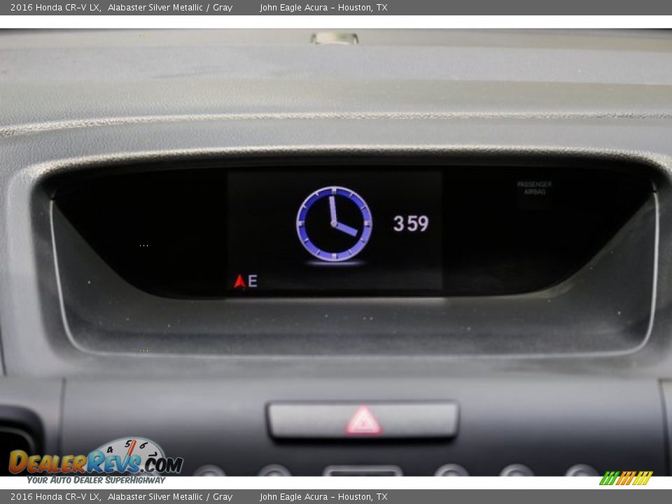 2016 Honda CR-V LX Alabaster Silver Metallic / Gray Photo #30