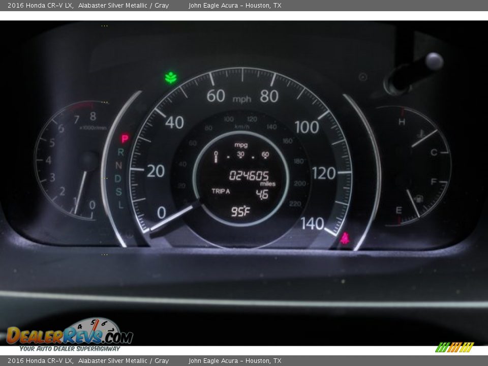 2016 Honda CR-V LX Alabaster Silver Metallic / Gray Photo #35