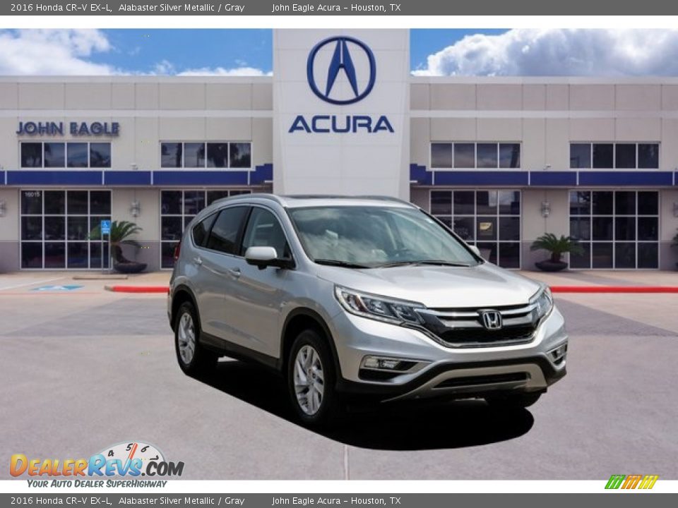 2016 Honda CR-V EX-L Alabaster Silver Metallic / Gray Photo #1