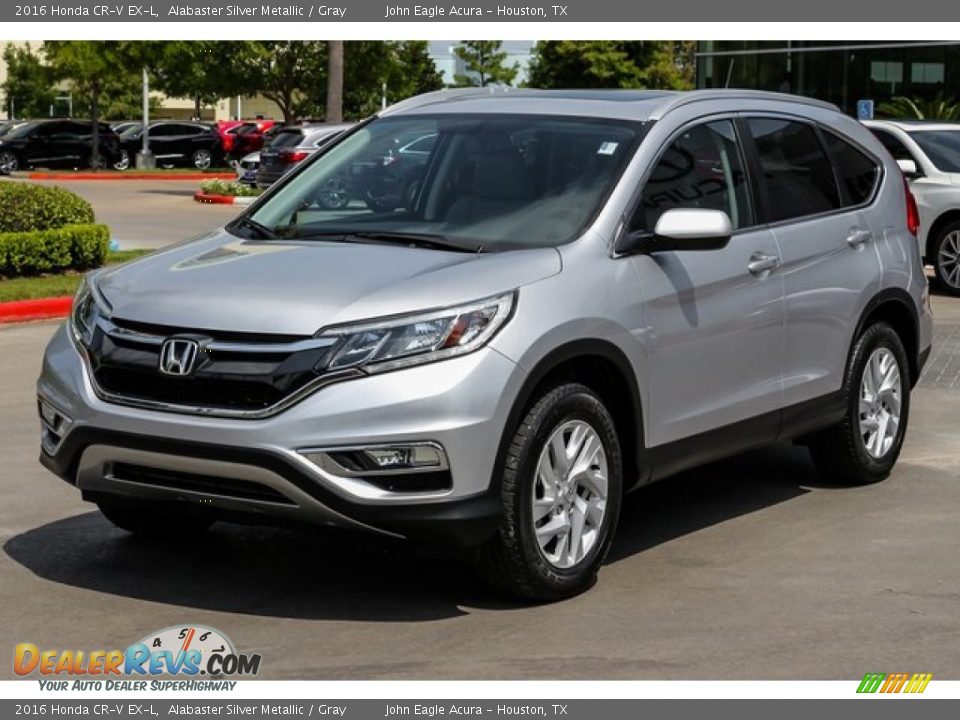 2016 Honda CR-V EX-L Alabaster Silver Metallic / Gray Photo #3
