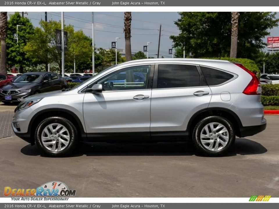 2016 Honda CR-V EX-L Alabaster Silver Metallic / Gray Photo #4
