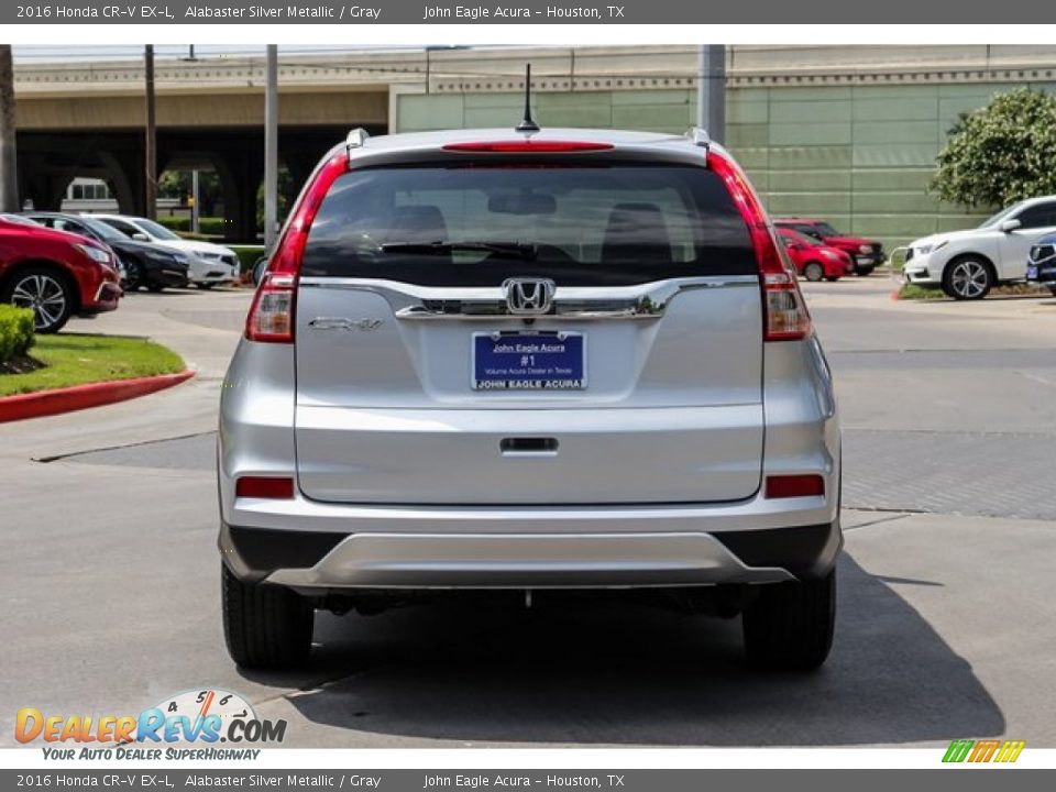 2016 Honda CR-V EX-L Alabaster Silver Metallic / Gray Photo #6