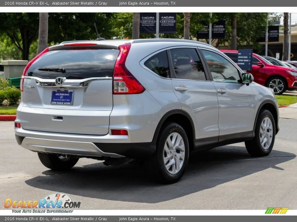 2016 Honda CR-V EX-L Alabaster Silver Metallic / Gray Photo #7