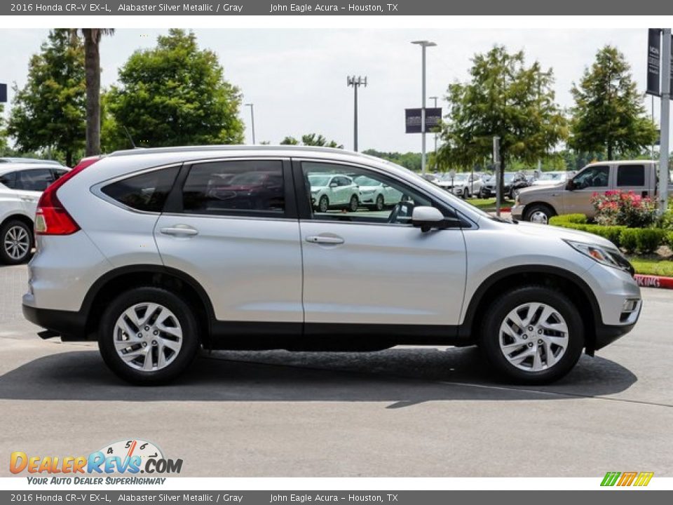 2016 Honda CR-V EX-L Alabaster Silver Metallic / Gray Photo #8
