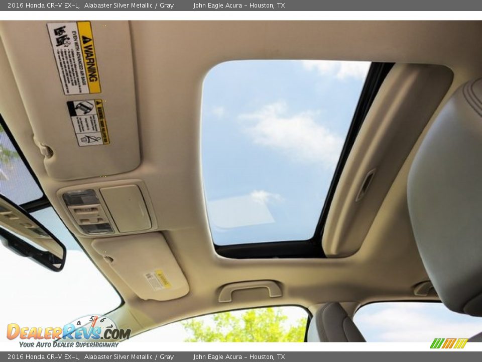 2016 Honda CR-V EX-L Alabaster Silver Metallic / Gray Photo #17