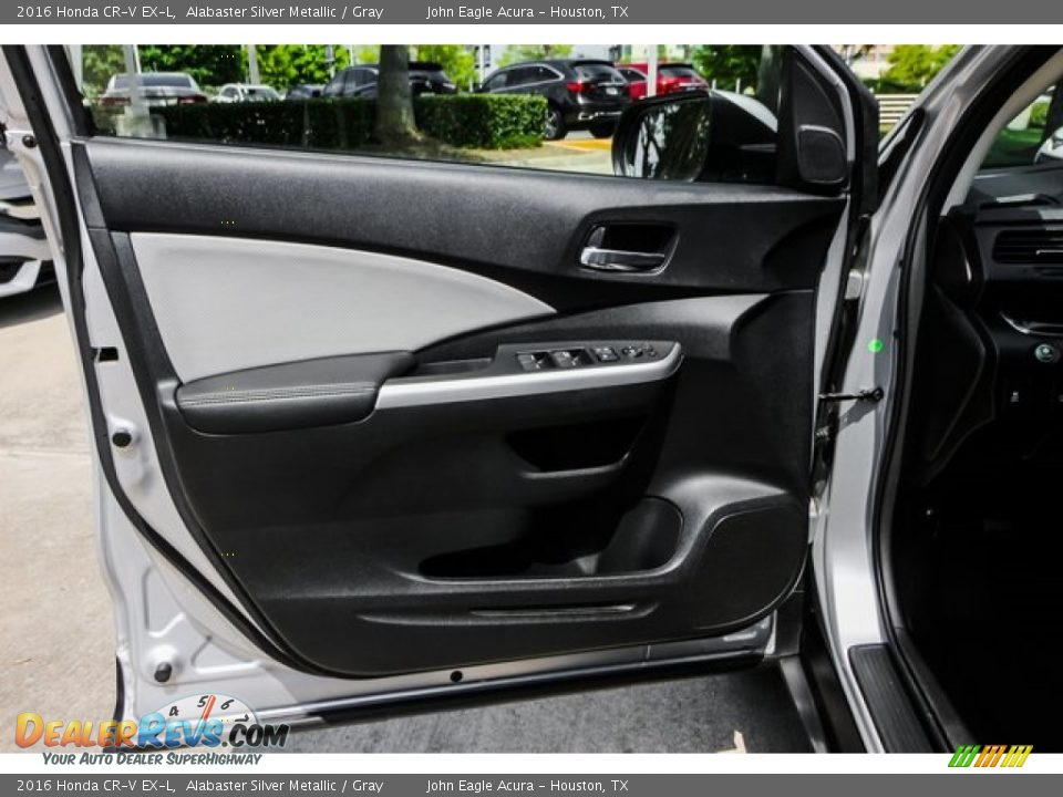 2016 Honda CR-V EX-L Alabaster Silver Metallic / Gray Photo #18