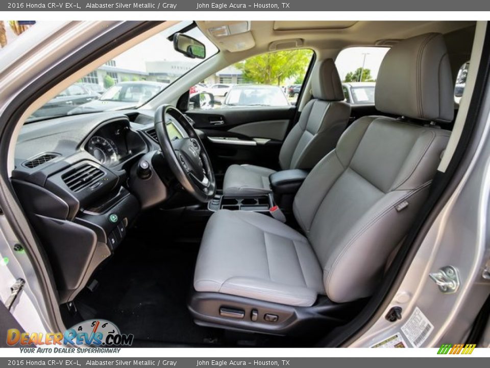 2016 Honda CR-V EX-L Alabaster Silver Metallic / Gray Photo #19