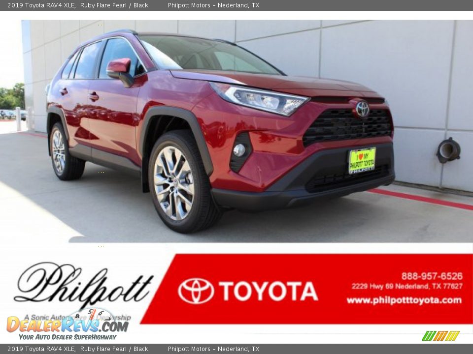 2019 Toyota RAV4 XLE Ruby Flare Pearl / Black Photo #1