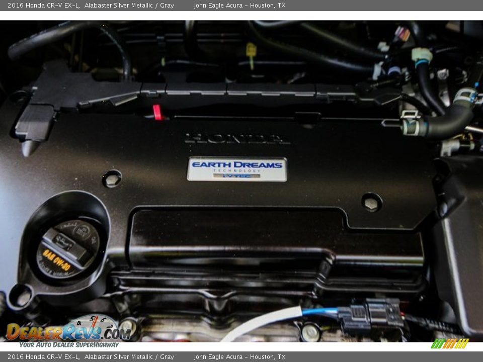 2016 Honda CR-V EX-L Alabaster Silver Metallic / Gray Photo #28