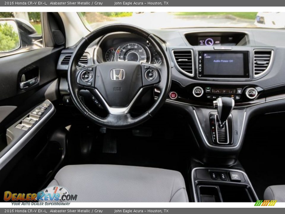 2016 Honda CR-V EX-L Alabaster Silver Metallic / Gray Photo #29