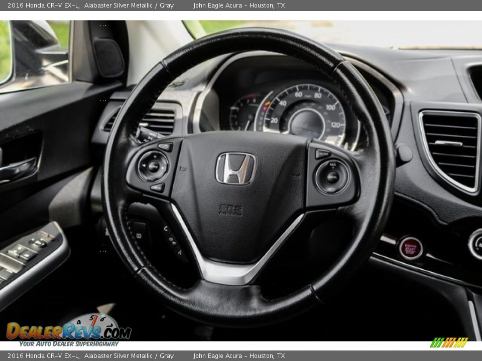 2016 Honda CR-V EX-L Alabaster Silver Metallic / Gray Photo #30
