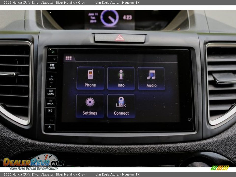 2016 Honda CR-V EX-L Alabaster Silver Metallic / Gray Photo #32