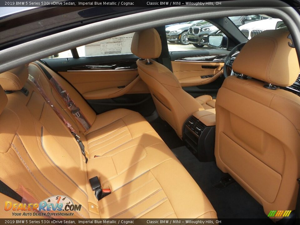 2019 BMW 5 Series 530i xDrive Sedan Imperial Blue Metallic / Cognac Photo #4