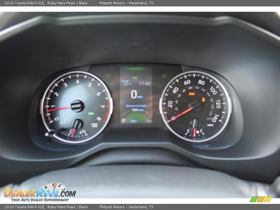 2019 Toyota RAV4 XLE Ruby Flare Pearl / Black Photo #14