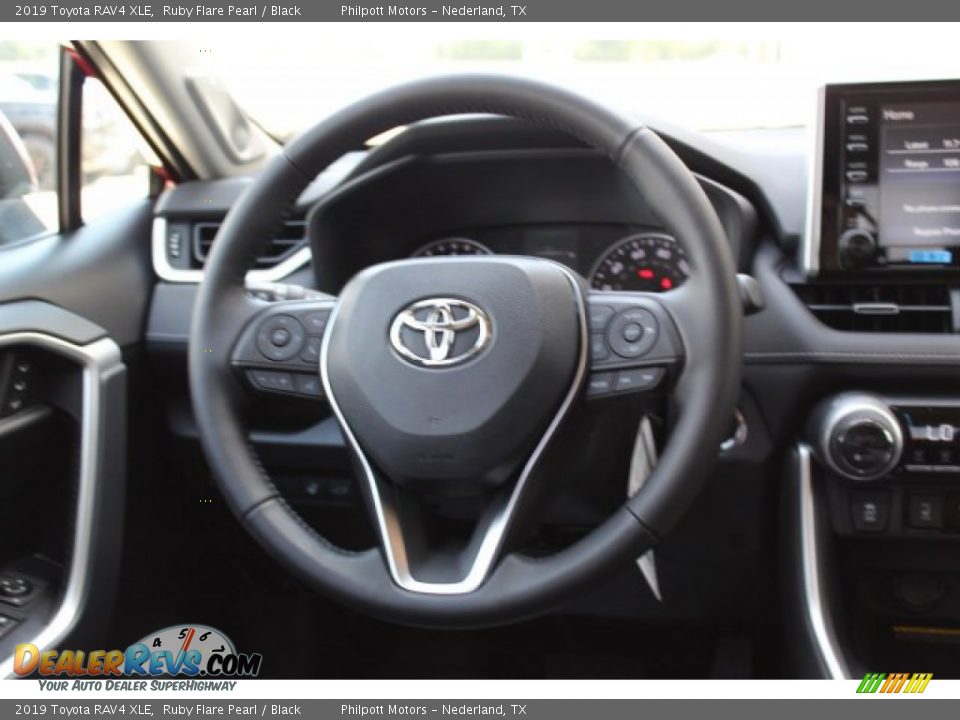 2019 Toyota RAV4 XLE Ruby Flare Pearl / Black Photo #24