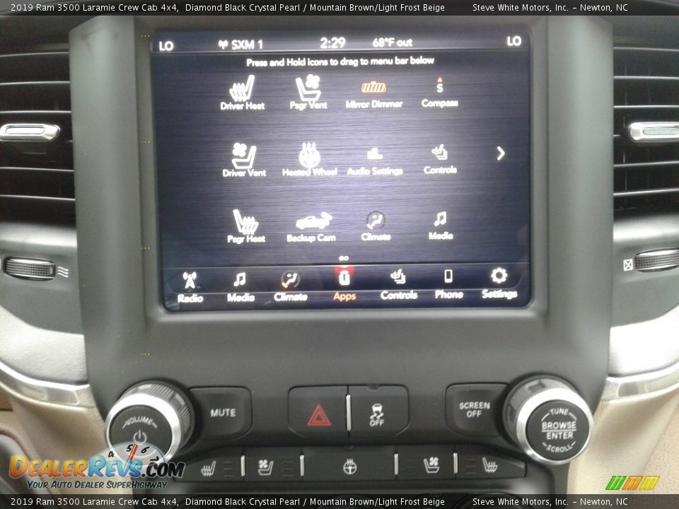 Controls of 2019 Ram 3500 Laramie Crew Cab 4x4 Photo #27