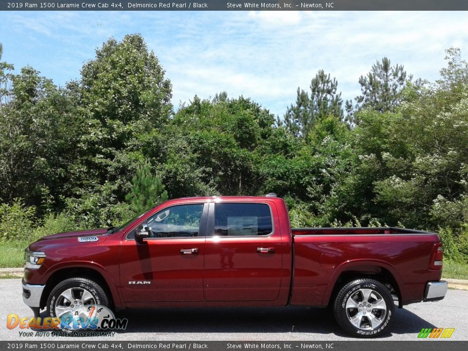 2019 Ram 1500 Laramie Crew Cab 4x4 Delmonico Red Pearl / Black Photo #1