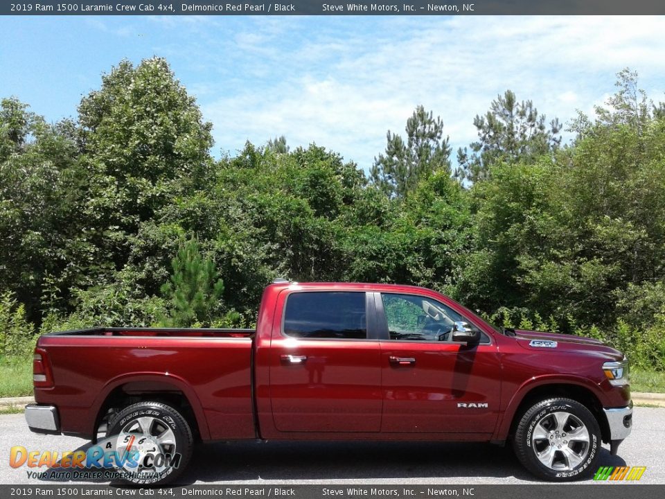 Delmonico Red Pearl 2019 Ram 1500 Laramie Crew Cab 4x4 Photo #5