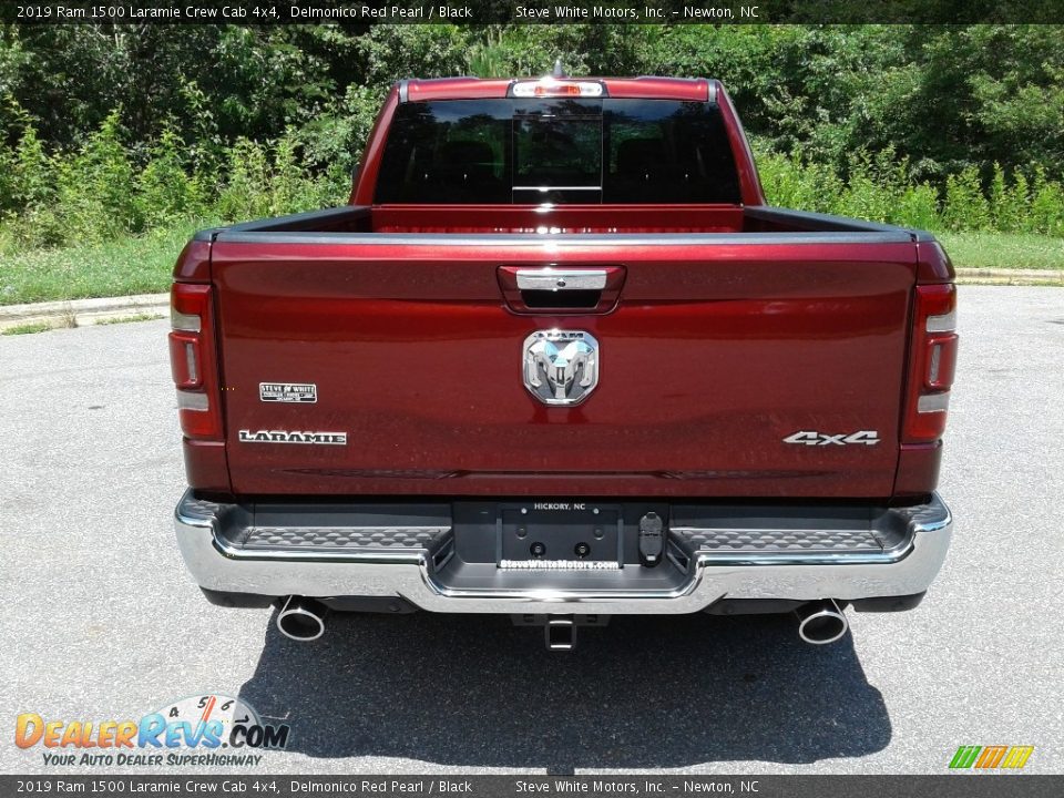 2019 Ram 1500 Laramie Crew Cab 4x4 Delmonico Red Pearl / Black Photo #7