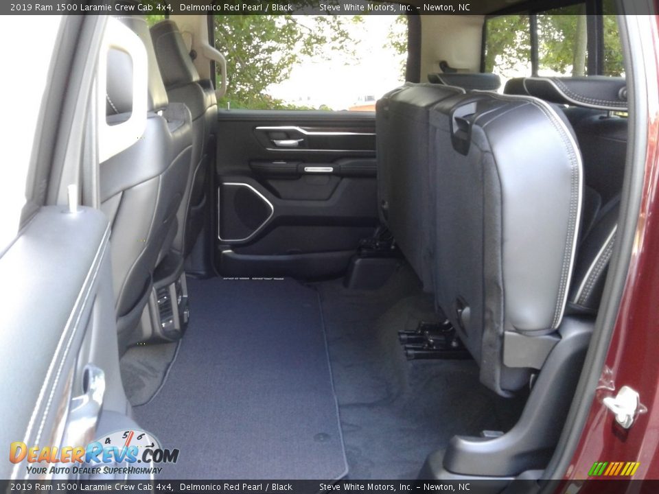 Rear Seat of 2019 Ram 1500 Laramie Crew Cab 4x4 Photo #11