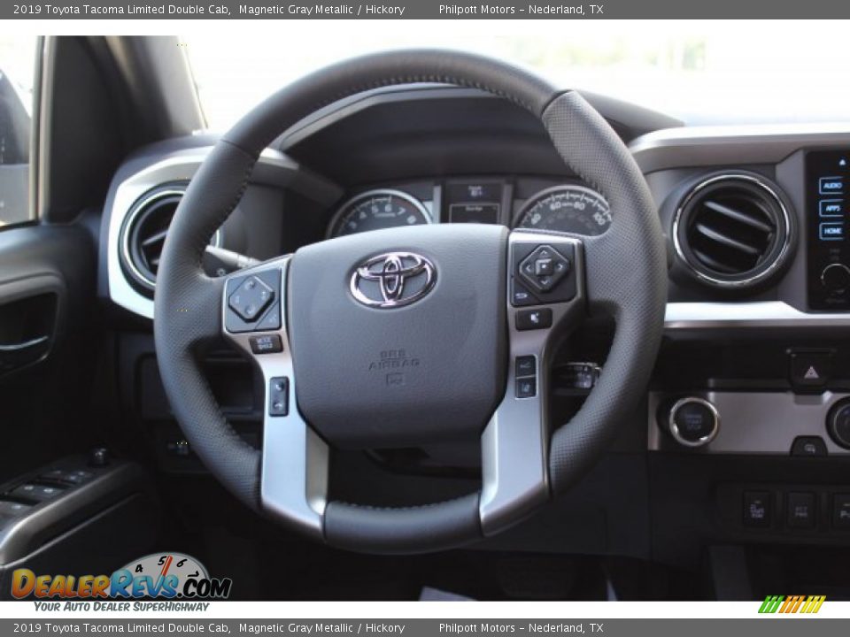 2019 Toyota Tacoma Limited Double Cab Magnetic Gray Metallic / Hickory Photo #20