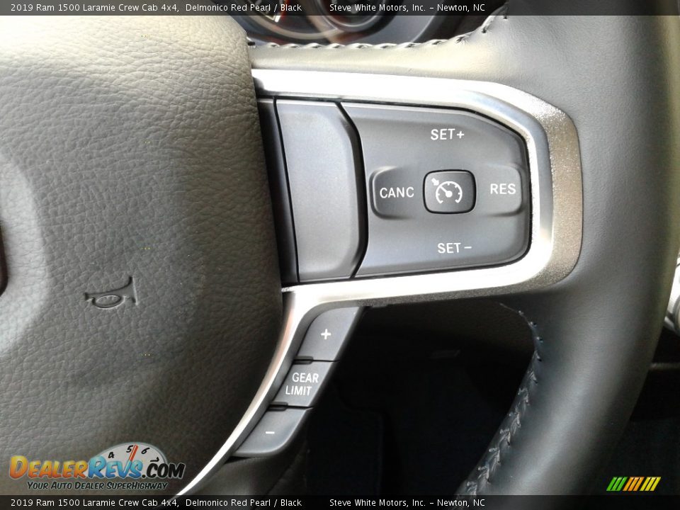 2019 Ram 1500 Laramie Crew Cab 4x4 Steering Wheel Photo #20