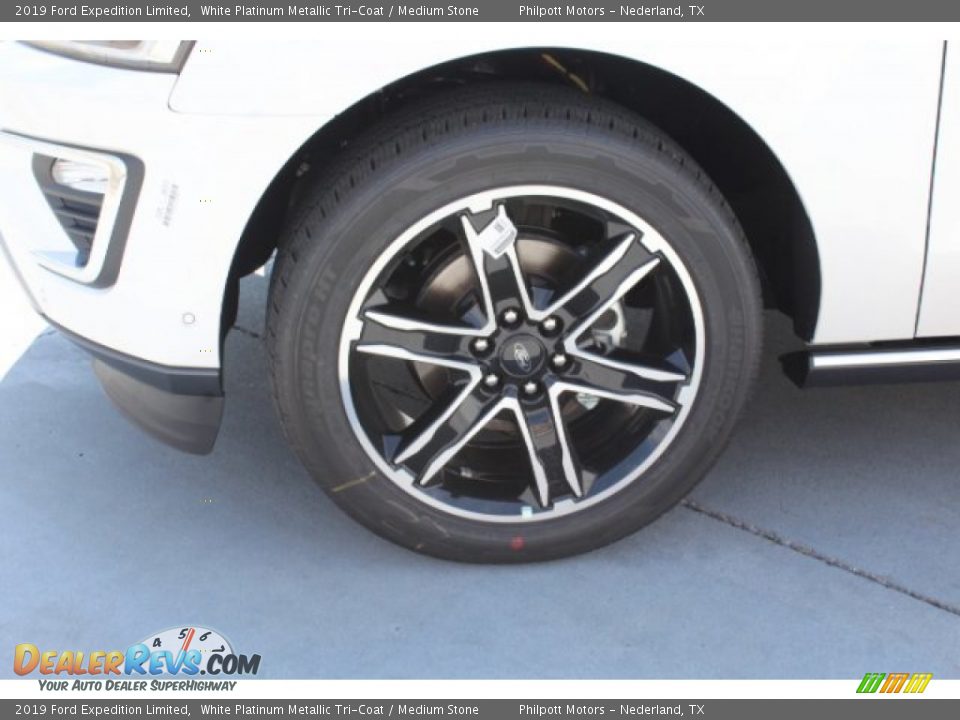 2019 Ford Expedition Limited White Platinum Metallic Tri-Coat / Medium Stone Photo #5