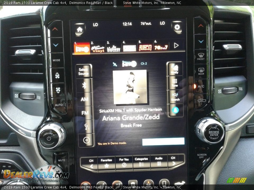 2019 Ram 1500 Laramie Crew Cab 4x4 Delmonico Red Pearl / Black Photo #23