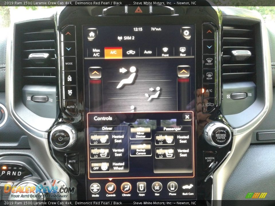 Controls of 2019 Ram 1500 Laramie Crew Cab 4x4 Photo #26