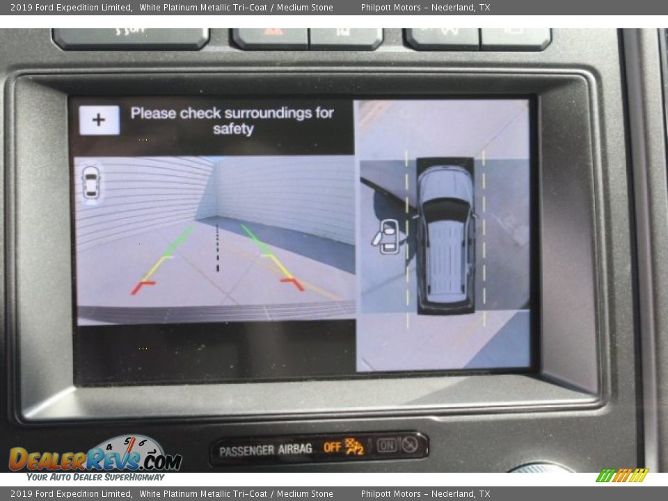 2019 Ford Expedition Limited White Platinum Metallic Tri-Coat / Medium Stone Photo #16