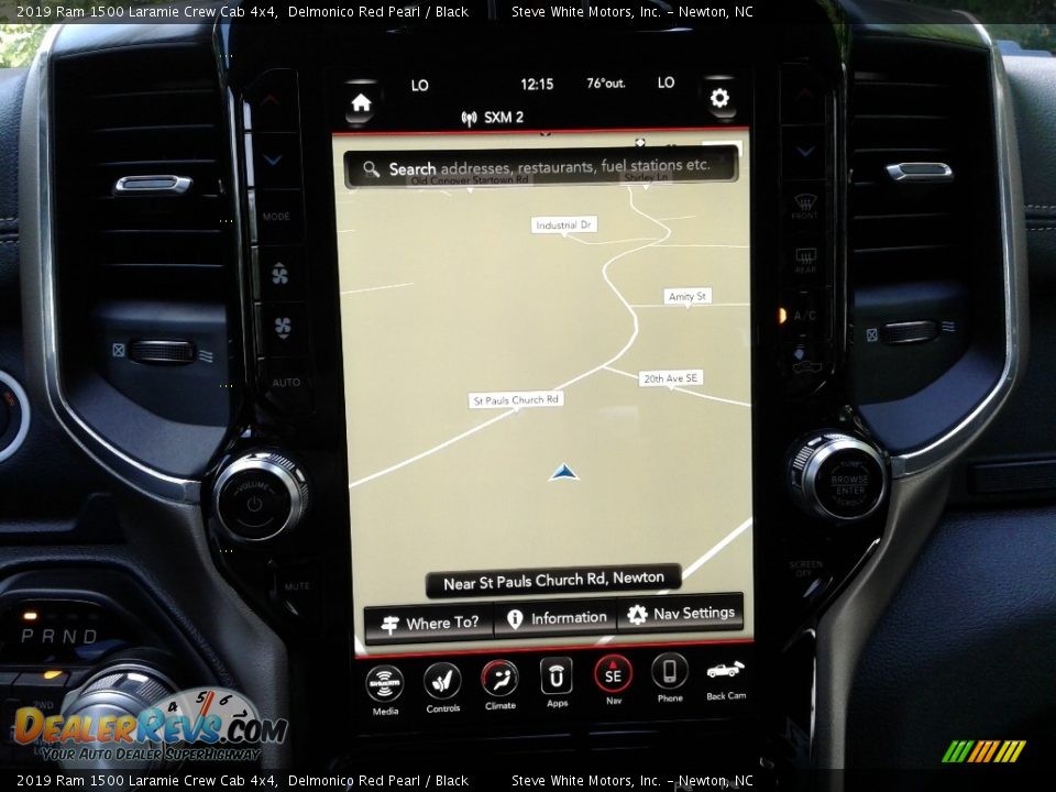 Navigation of 2019 Ram 1500 Laramie Crew Cab 4x4 Photo #29