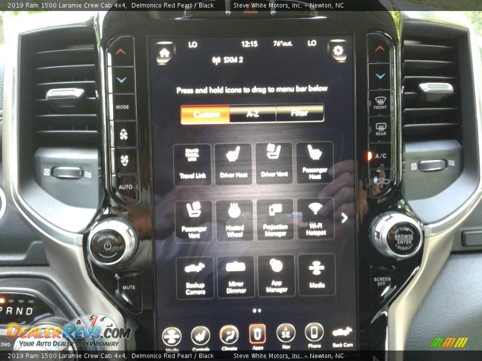2019 Ram 1500 Laramie Crew Cab 4x4 Delmonico Red Pearl / Black Photo #30