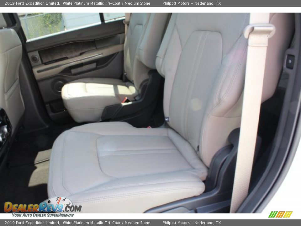 2019 Ford Expedition Limited White Platinum Metallic Tri-Coat / Medium Stone Photo #21