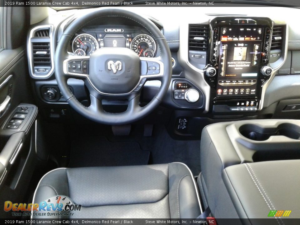 2019 Ram 1500 Laramie Crew Cab 4x4 Delmonico Red Pearl / Black Photo #34