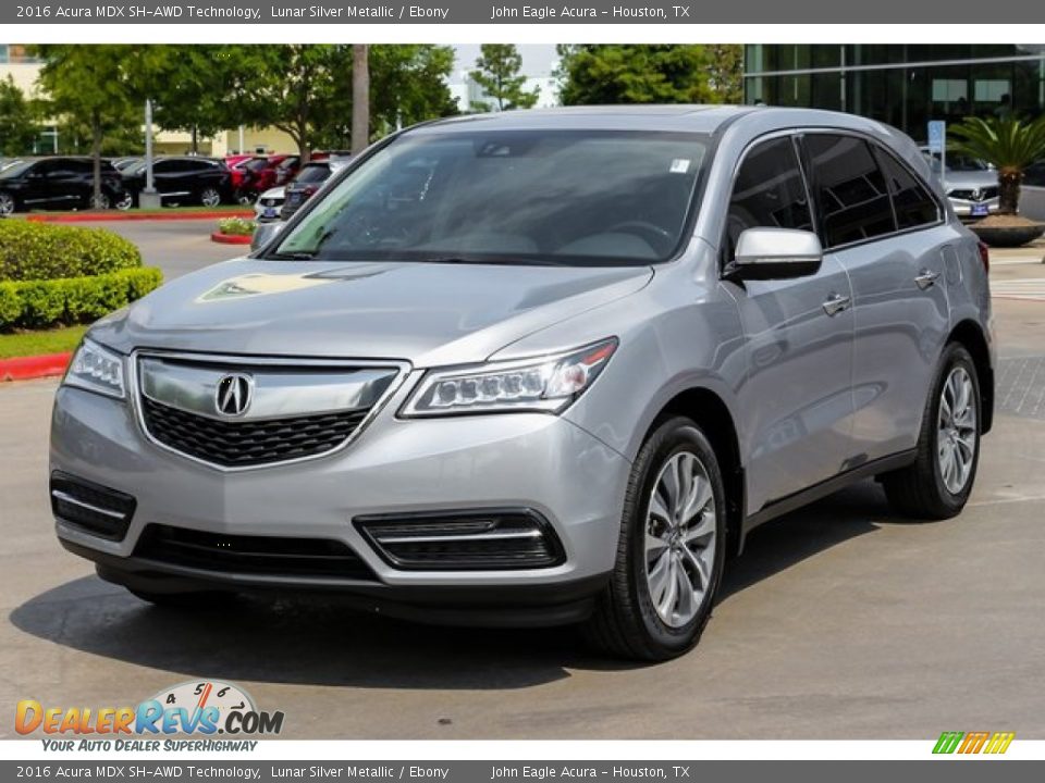 2016 Acura MDX SH-AWD Technology Lunar Silver Metallic / Ebony Photo #3