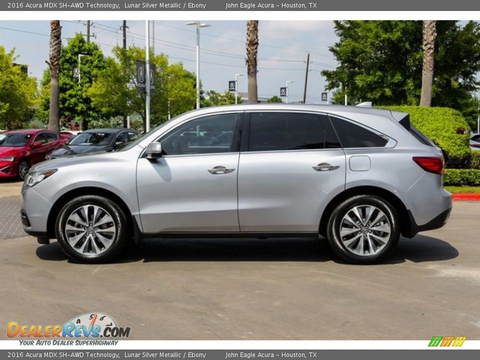 2016 Acura MDX SH-AWD Technology Lunar Silver Metallic / Ebony Photo #4