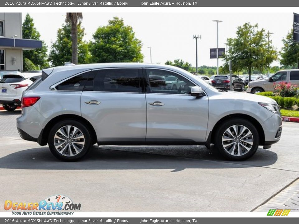 2016 Acura MDX SH-AWD Technology Lunar Silver Metallic / Ebony Photo #8