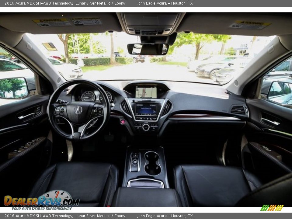 2016 Acura MDX SH-AWD Technology Lunar Silver Metallic / Ebony Photo #9