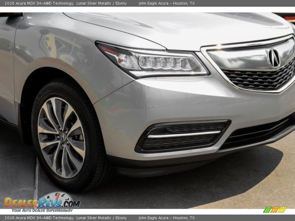 2016 Acura MDX SH-AWD Technology Lunar Silver Metallic / Ebony Photo #12