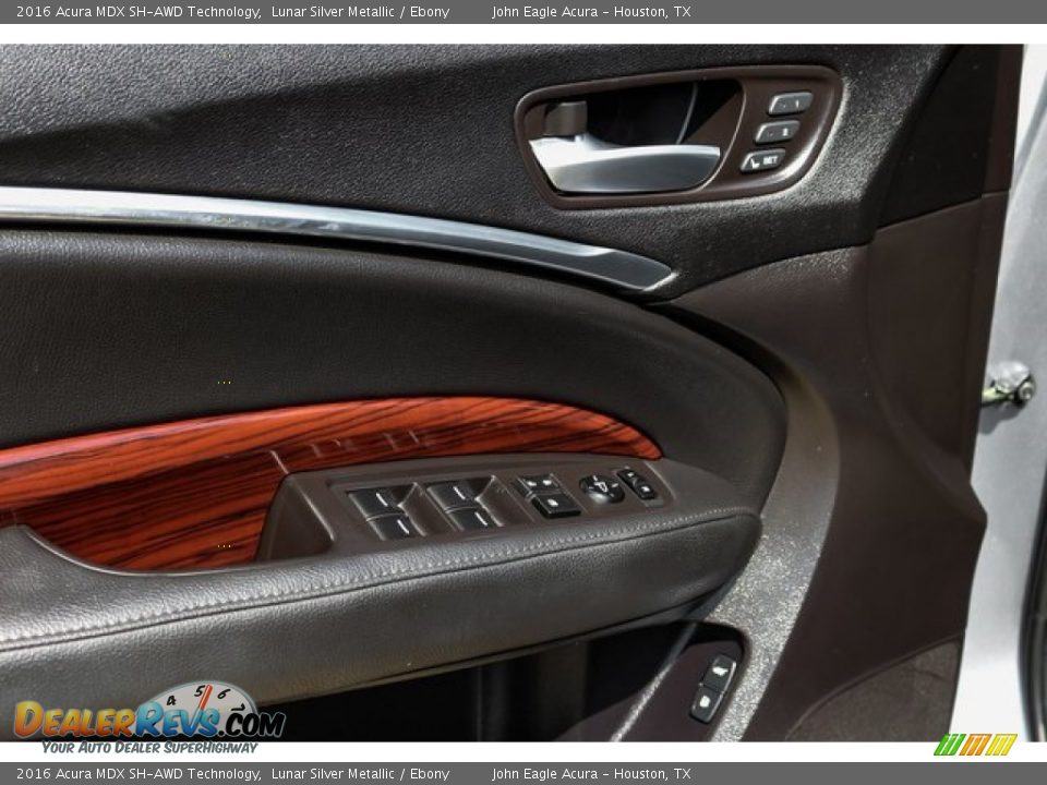 2016 Acura MDX SH-AWD Technology Lunar Silver Metallic / Ebony Photo #15