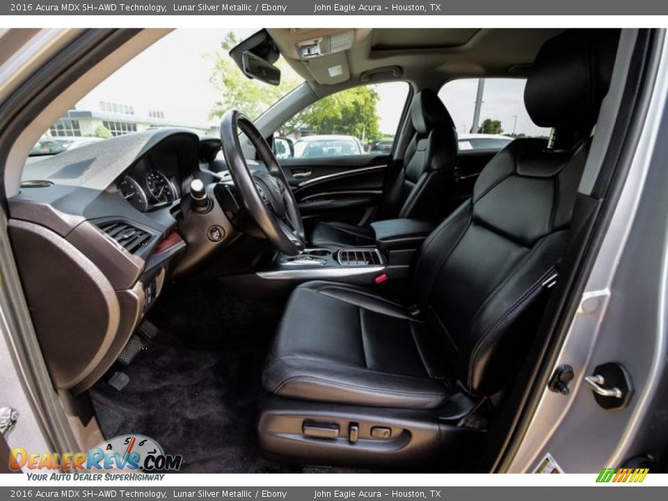 2016 Acura MDX SH-AWD Technology Lunar Silver Metallic / Ebony Photo #19