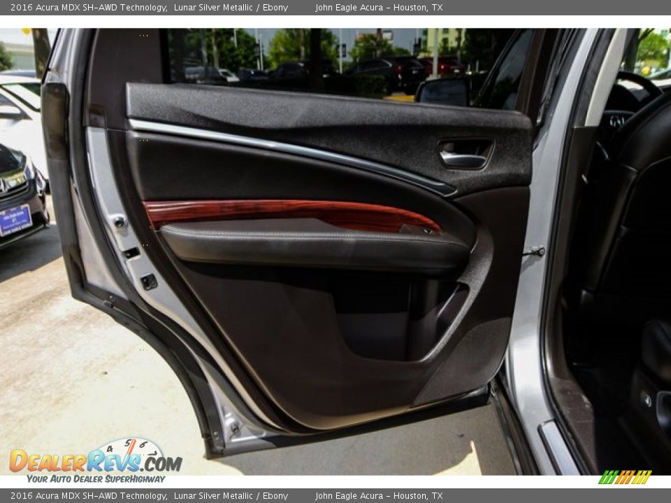 2016 Acura MDX SH-AWD Technology Lunar Silver Metallic / Ebony Photo #20
