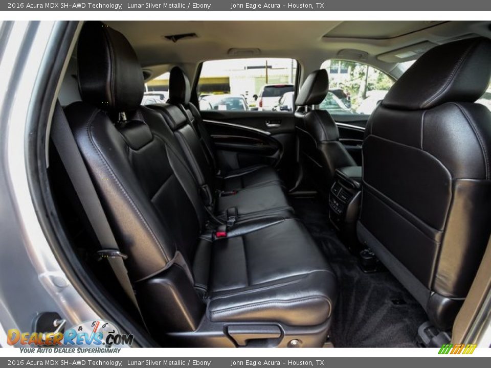 2016 Acura MDX SH-AWD Technology Lunar Silver Metallic / Ebony Photo #24