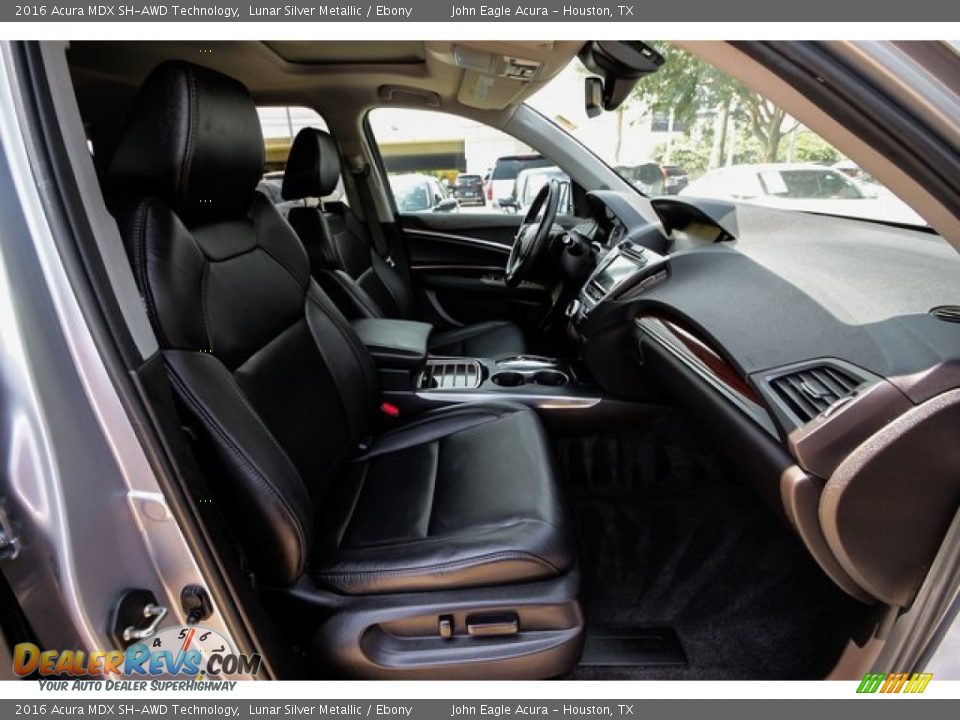 2016 Acura MDX SH-AWD Technology Lunar Silver Metallic / Ebony Photo #27