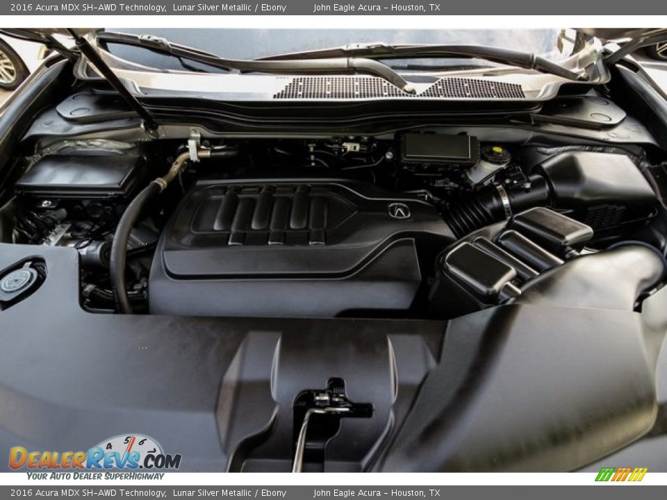2016 Acura MDX SH-AWD Technology Lunar Silver Metallic / Ebony Photo #28